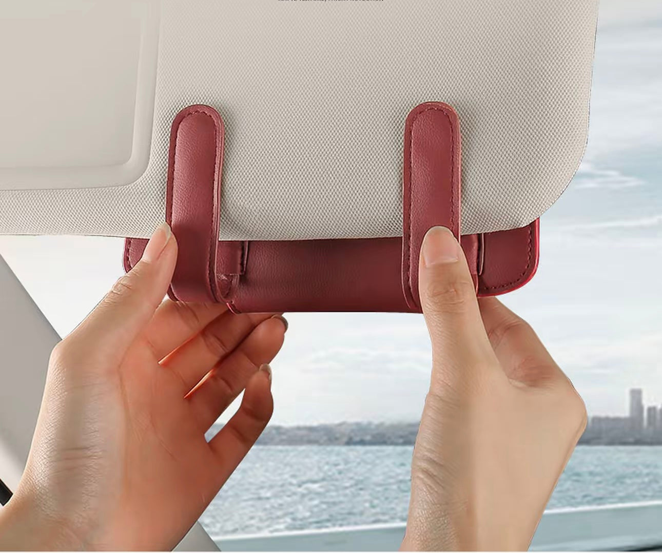 Premium in-car brilleveske