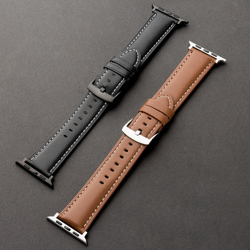 Apple-Watch-Armband aus echtem Leder