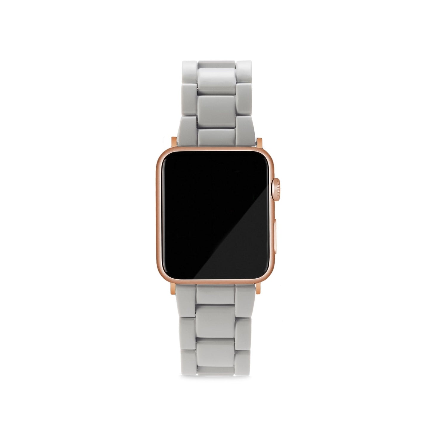 라이트 그레이 색상의 Apple Watch 밴드