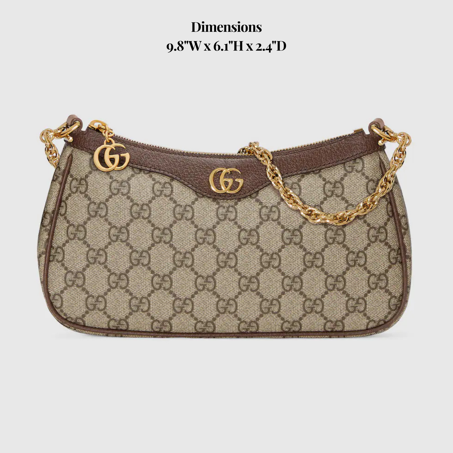 Bolso de hombro de lona estampado