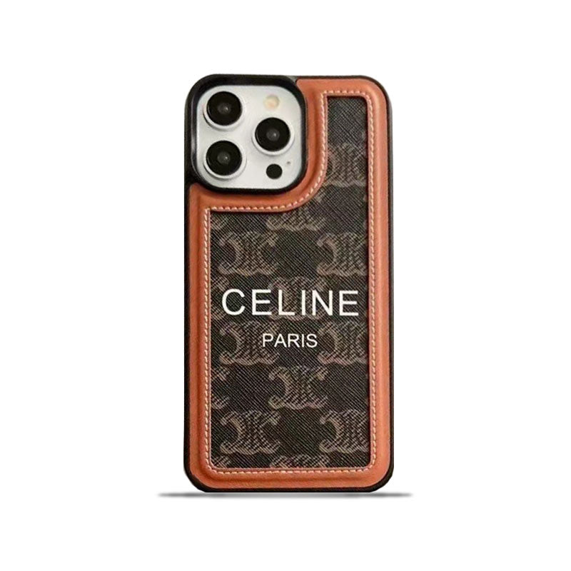Funda negra para iPhone con correa Celine-SZ231124