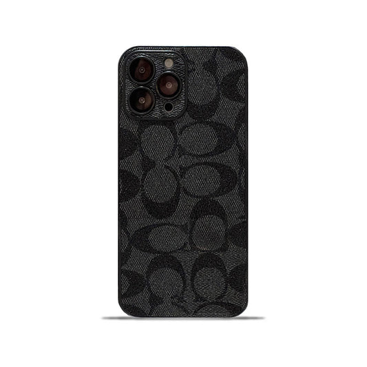 Klassische iPhone-Hülle Schwarz -QB240402