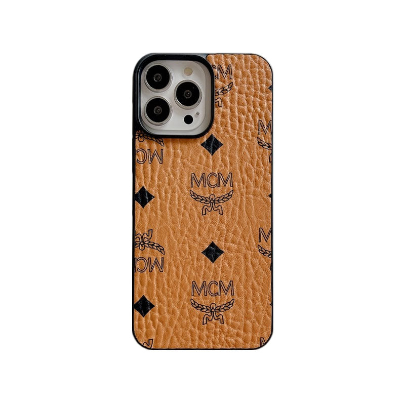 Pouzdro na iPhone MCM žluté-MCK240603