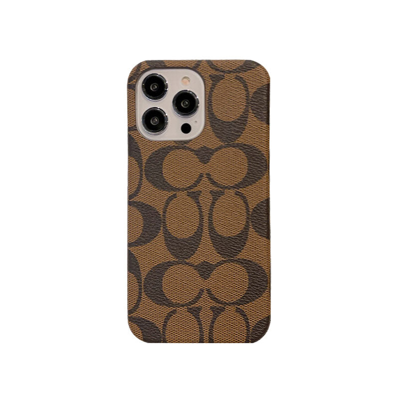 Klasikinis klasikinis iPhone dėklas rudas -JDK241426