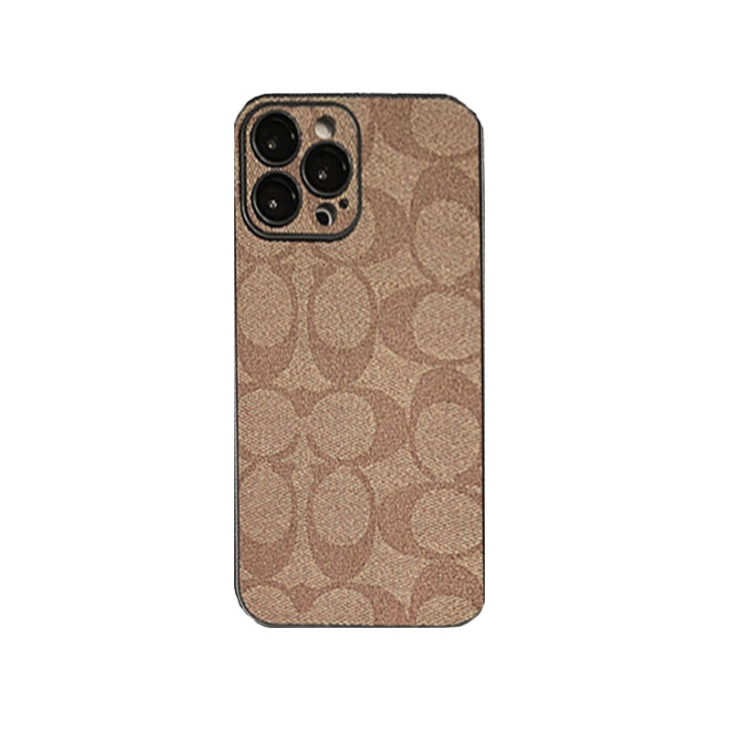 Klasyczne etui na iPhone'a Kawowe -QB240402