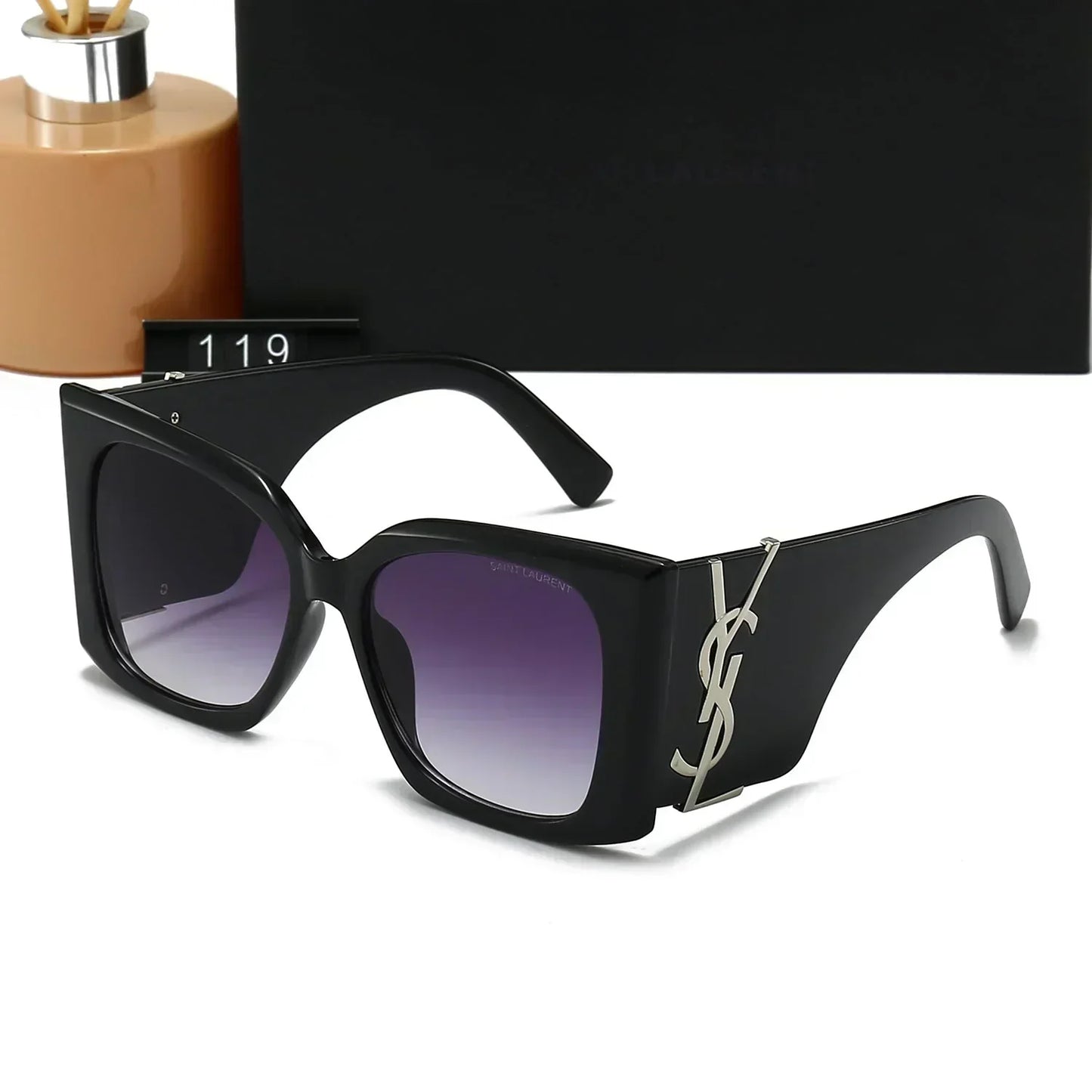 Lunettes de soleil de luxe à grande monture Y-01