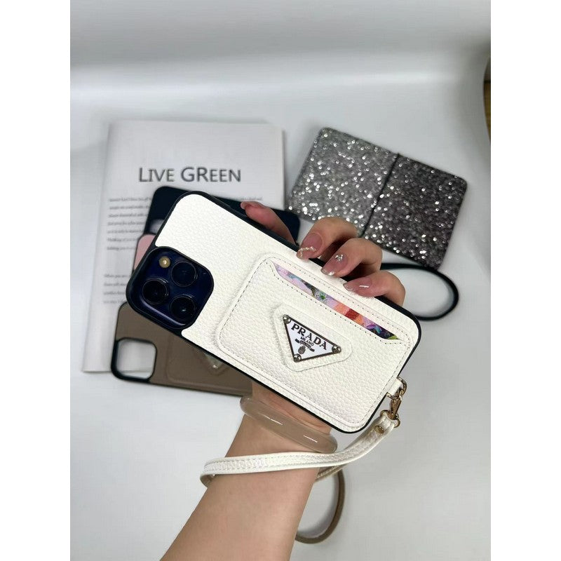Luksus Fire farver Card Bag iPhone etui