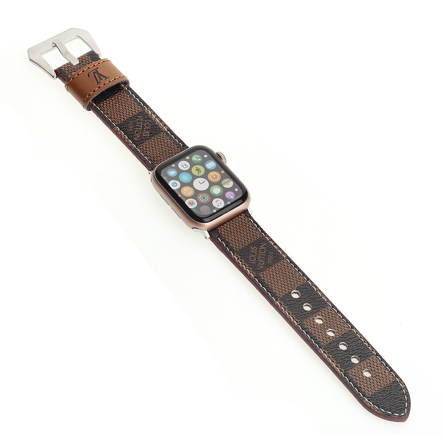 KOŽENÉ PLÁTNO LUXUSNÍ PÁSKY NA HODINKY APPLE
