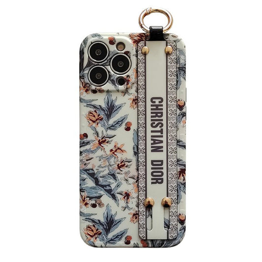 Modische lila & weiße Armband-iPhone-Hülle