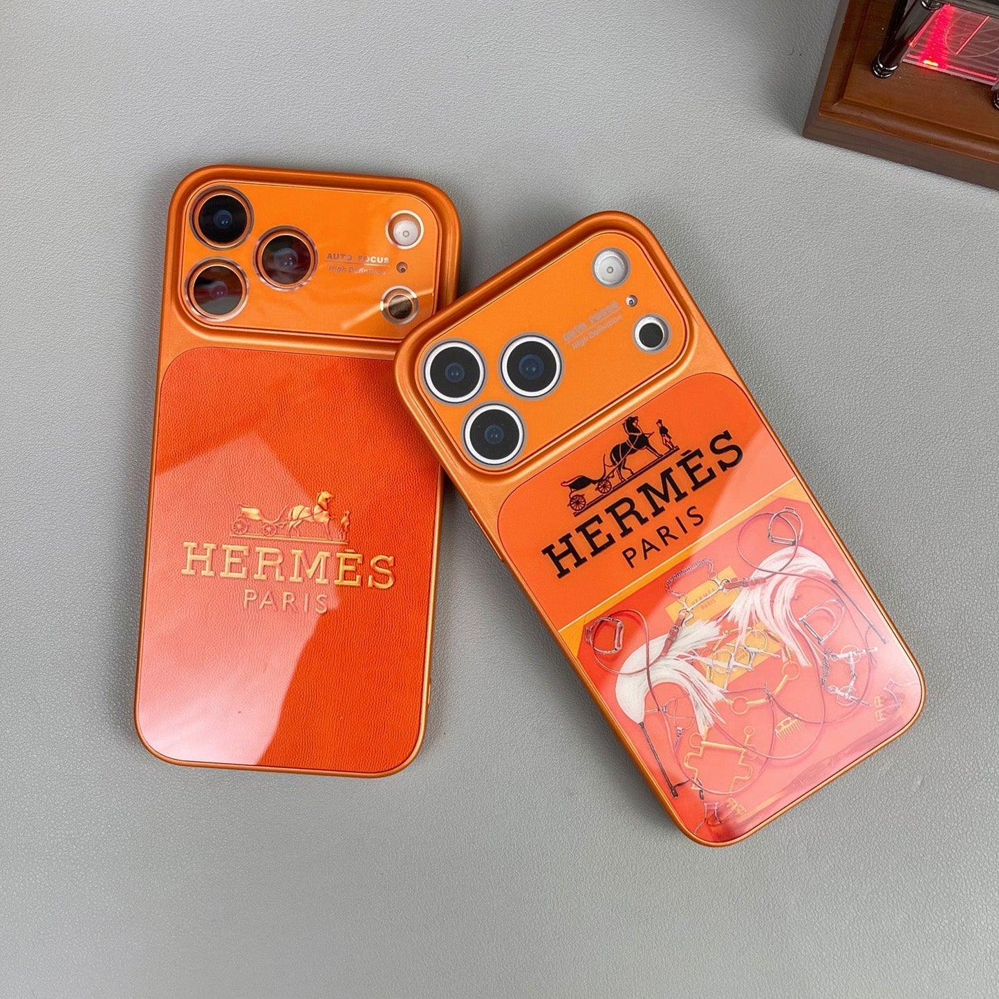 Pouzdro na iPhone řady H Luxury Orange Series