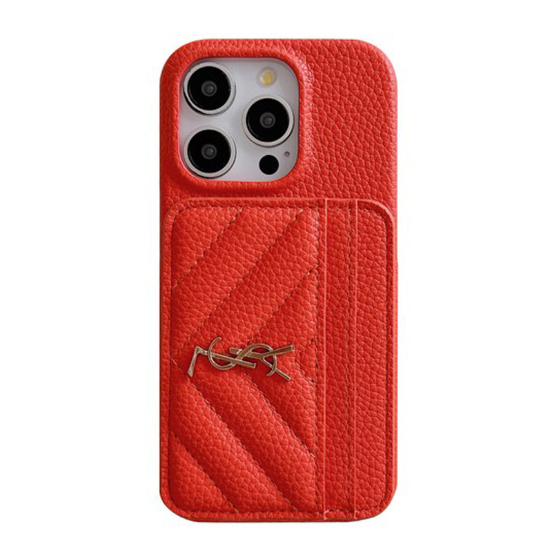 Saint Card Bag Leder-iPhone-Hülle