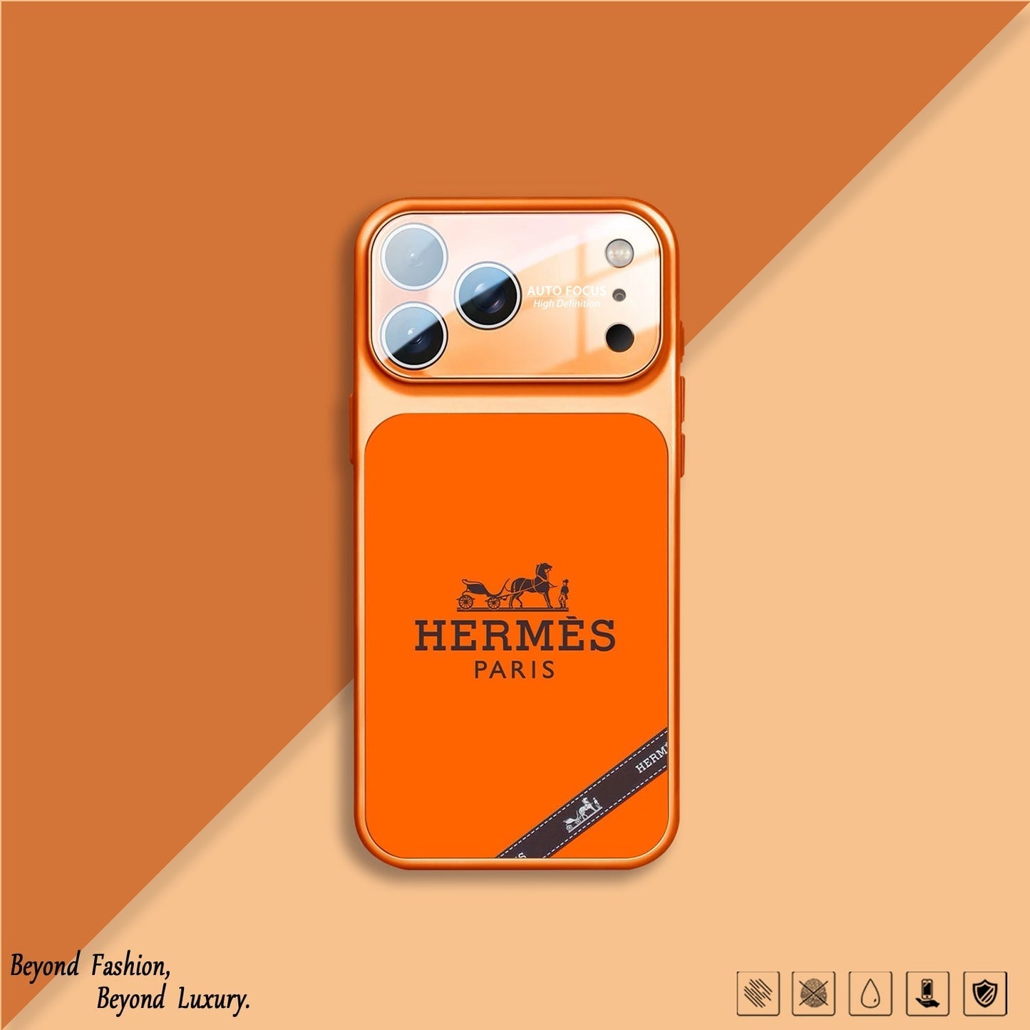 Pouzdro na iPhone řady H Luxury Orange Series