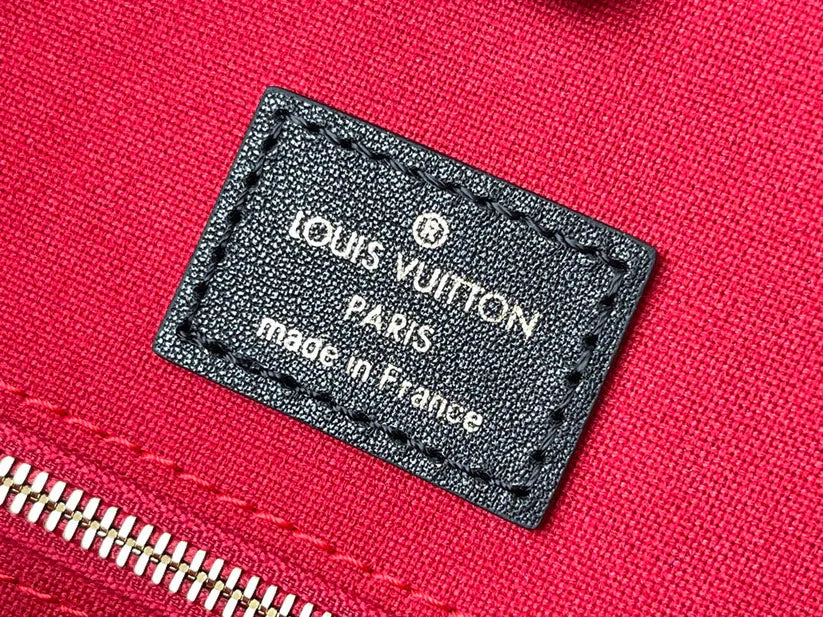 Luxe Monogram Læder Tote BagHåndtaske