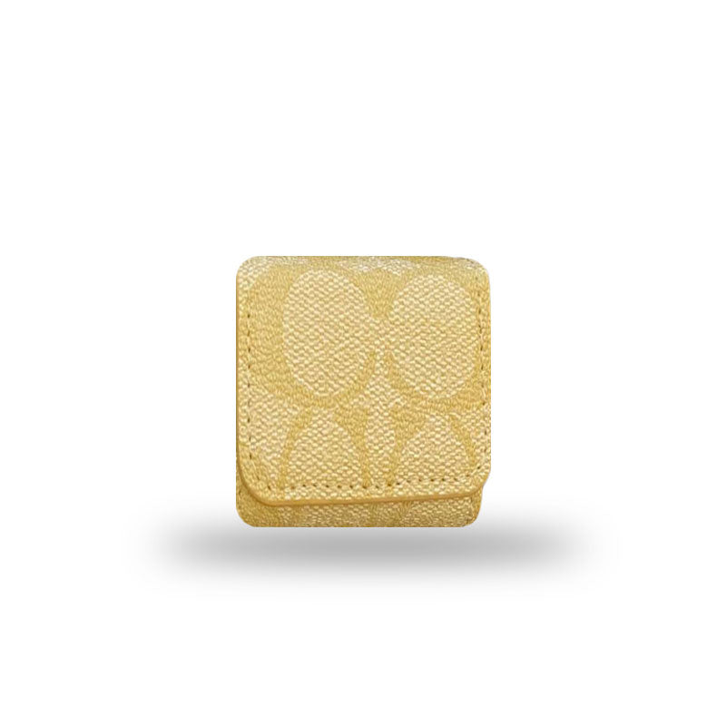 Luksusowe klasyczne etui na słuchawki AirPods Coffee-YH240425
