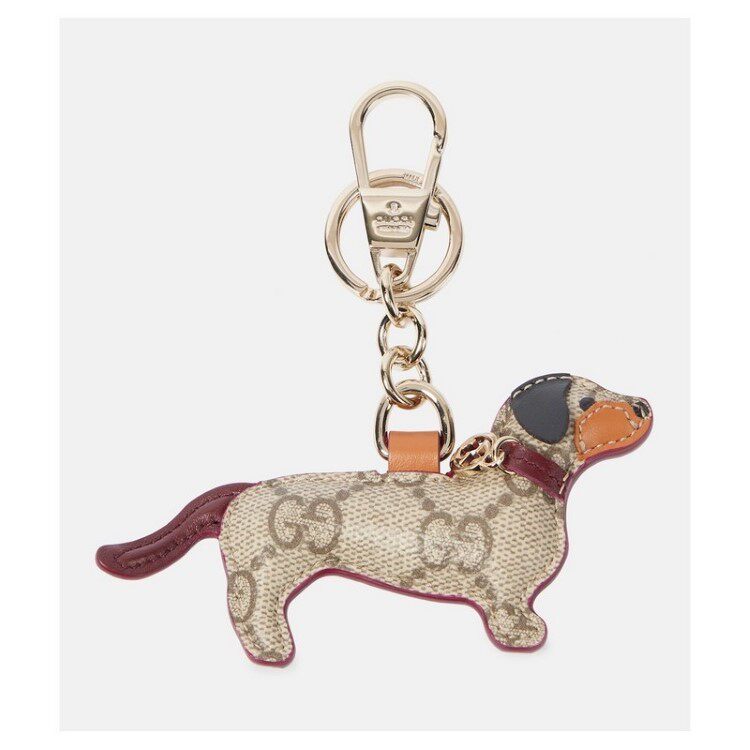 Schlüsselanhänger mit Monogramm-Katze und Hund