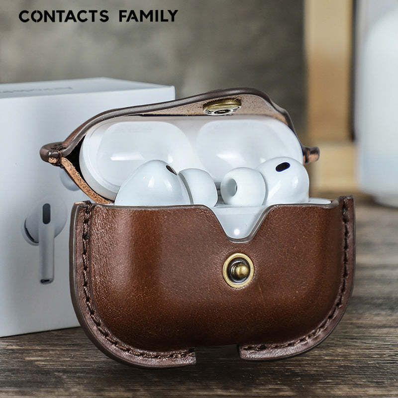 Skórzane etui Airpods Pro 3 z klipsem