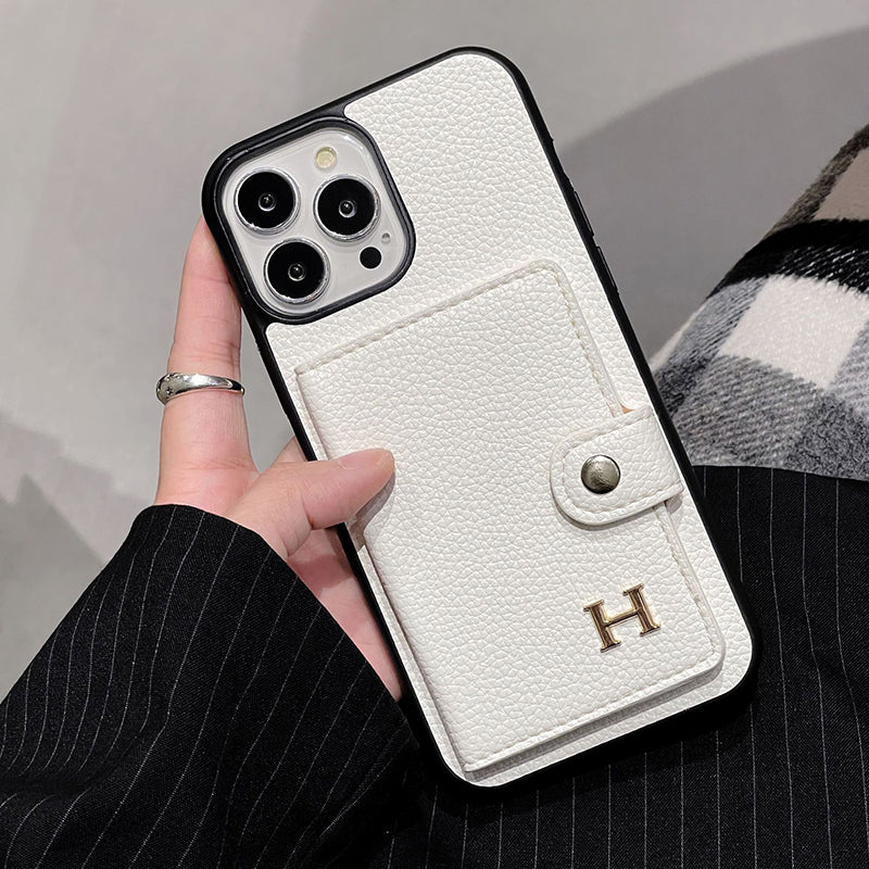 H Skórzane etui na karty do iPhone'a