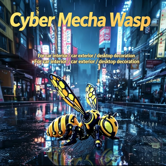 Cyber ​​Mech Bumblebee 3D-gedrucktes trendiges Ornament