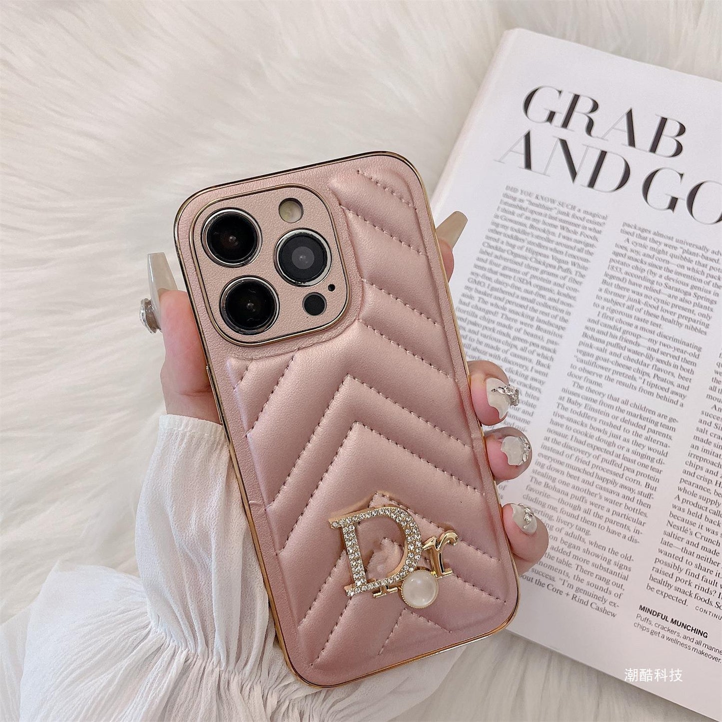 Custodia per iPhone alla moda con cuscino d'aria