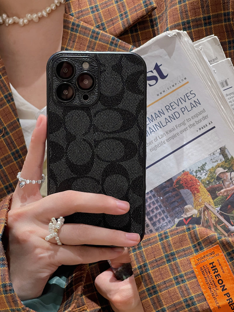 Klassisk iPhone-etui Sort -QB240402