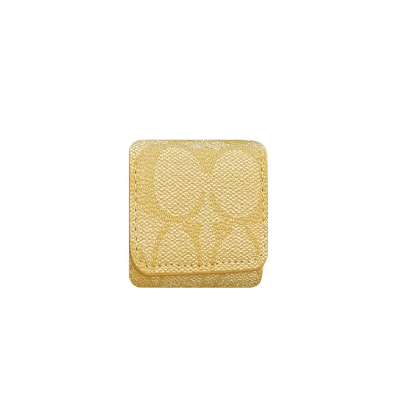 Luxusní klasická pouzdra AirPods Světle hnědá-YH240425