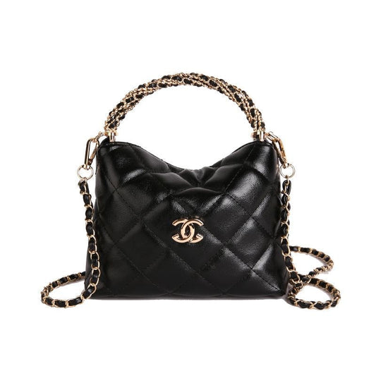 Sac nuage à chaîne matelassé - Bandoulière texturée à sangle réglable