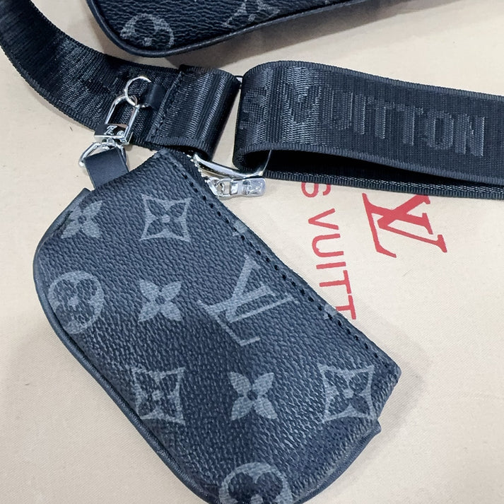 (Achetez-en 3, payez-en 2) Sac messager classique Monogram Trio - Un incontournable de la mode 011