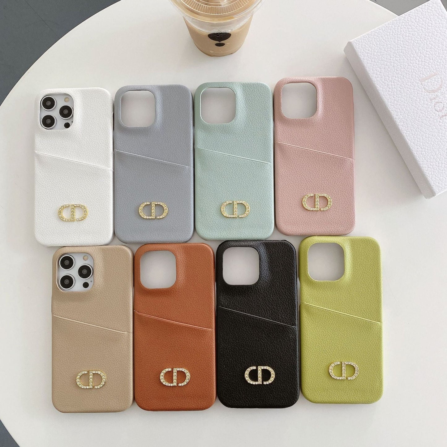 Custodia per iPhone in pelle alla moda