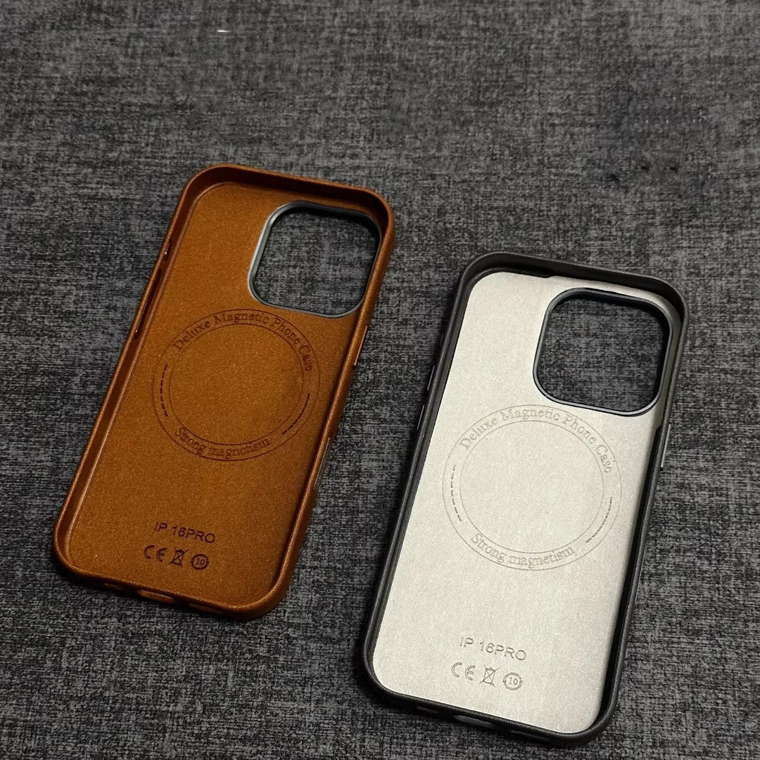 Klasický kryt na iPhone z pravé kůže