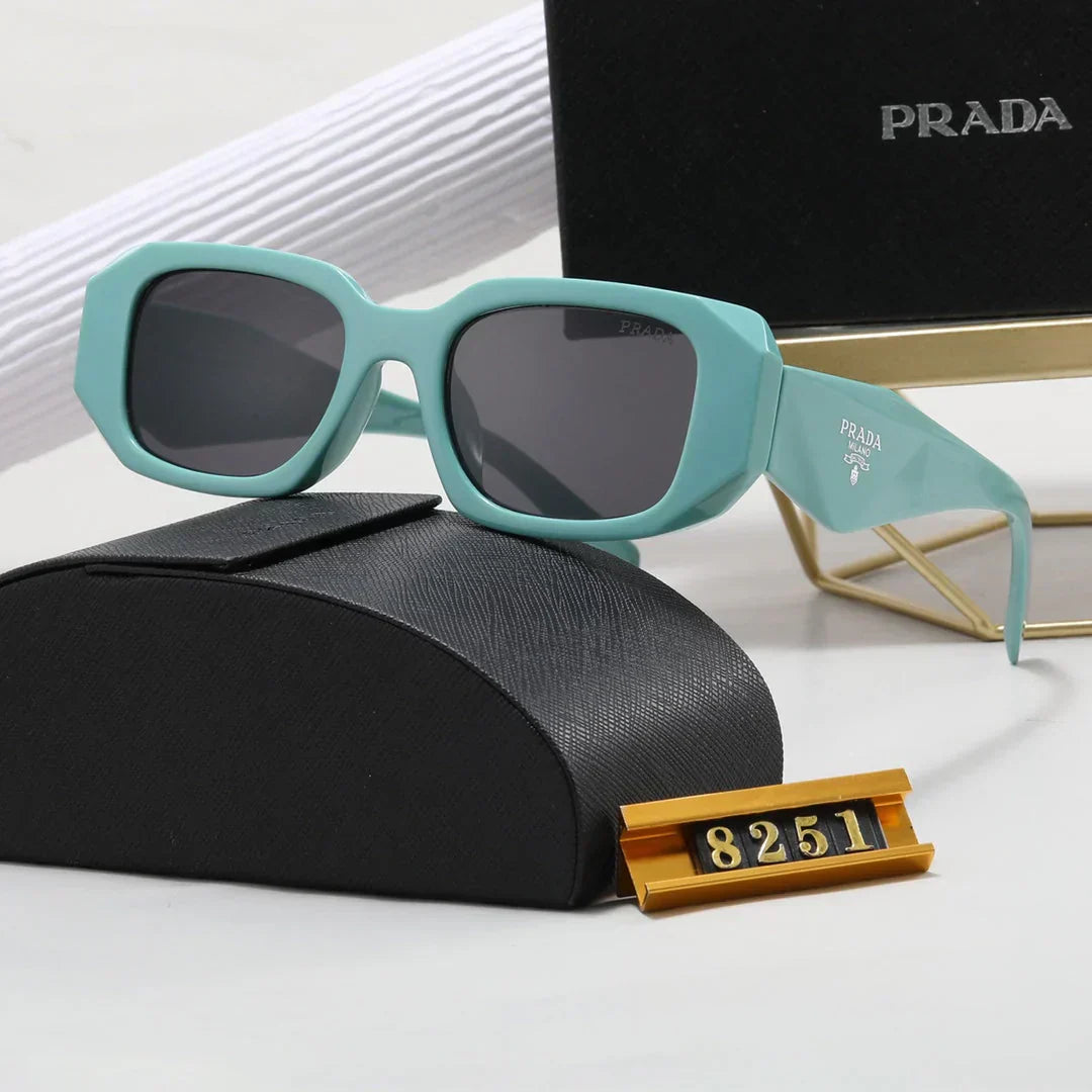 Polygonale retro unisex solbriller 8251