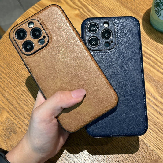 Husă iPhone din piele naturală compatibilă cu toate modelele