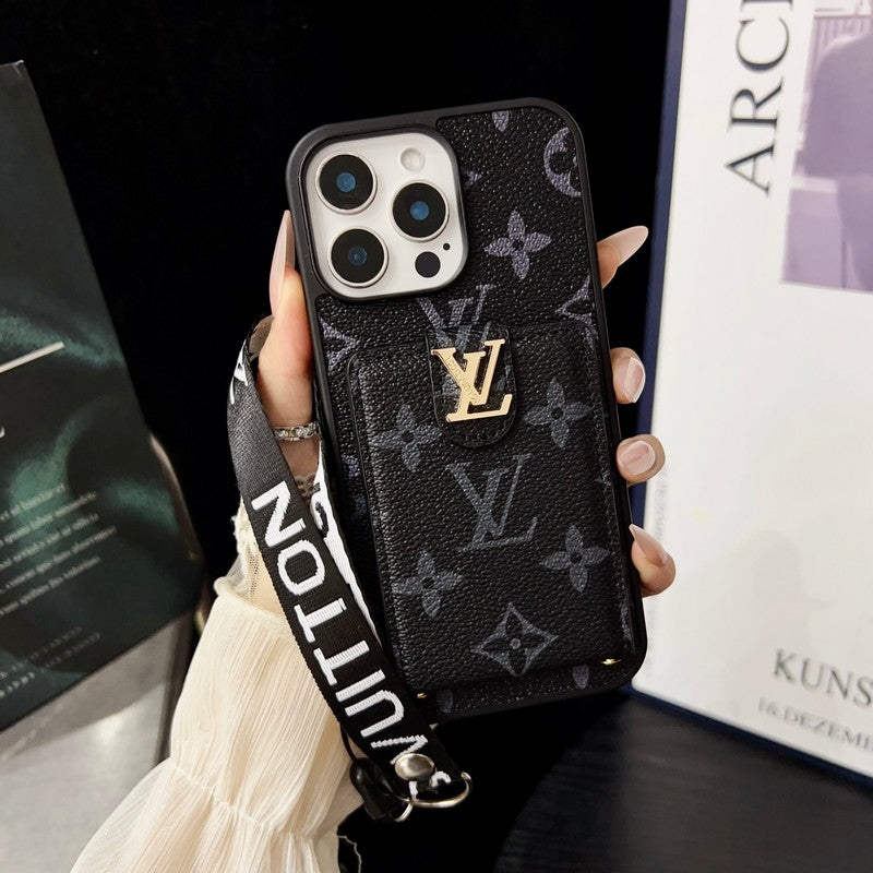 Luxusní klasické crossbody pouzdro na iPhone