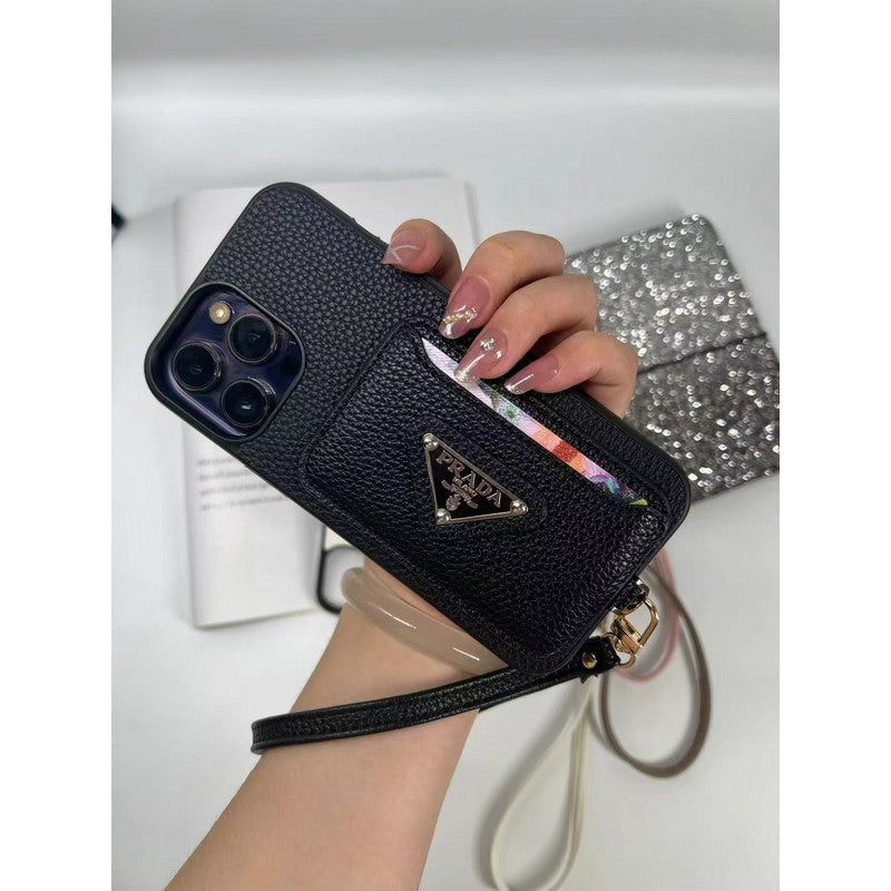 Luksus Fire farver Card Bag iPhone etui