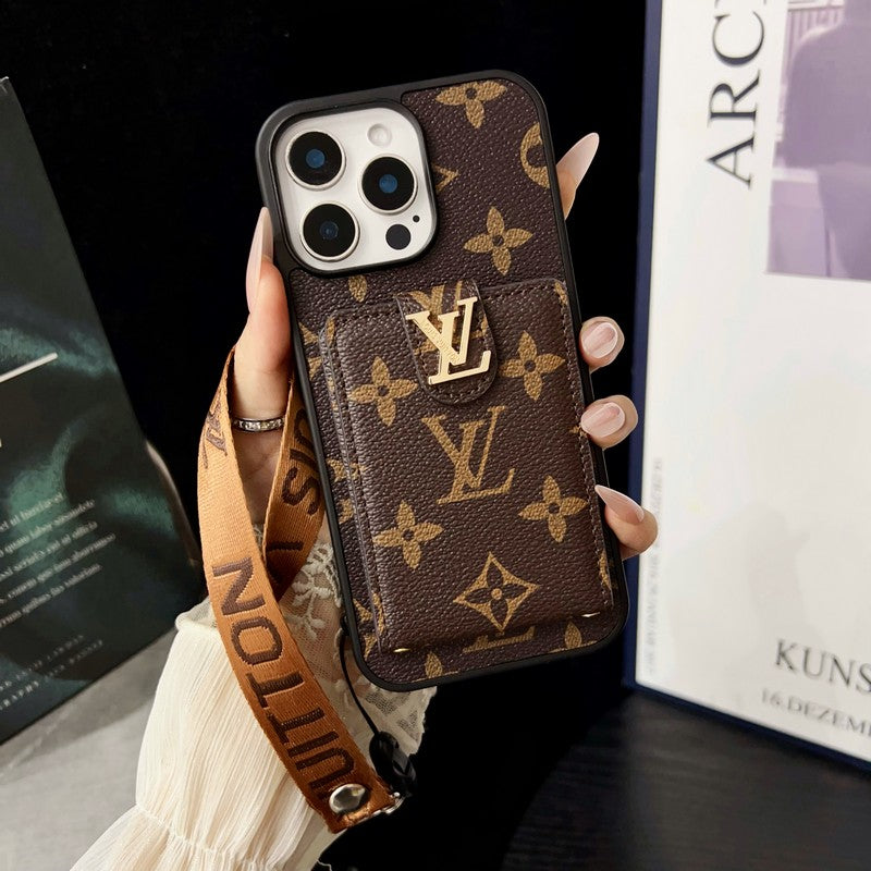 Luxusní klasické crossbody pouzdro na iPhone