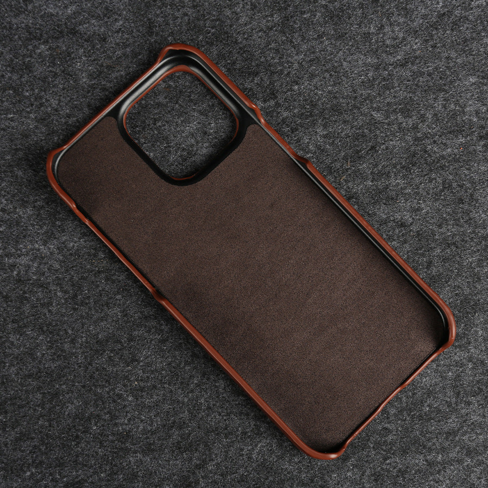 Natūralios odos iPhone dėklas