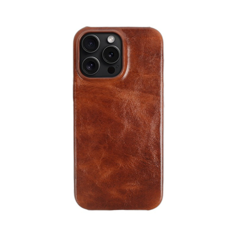 Natūralios odos iPhone dėklas