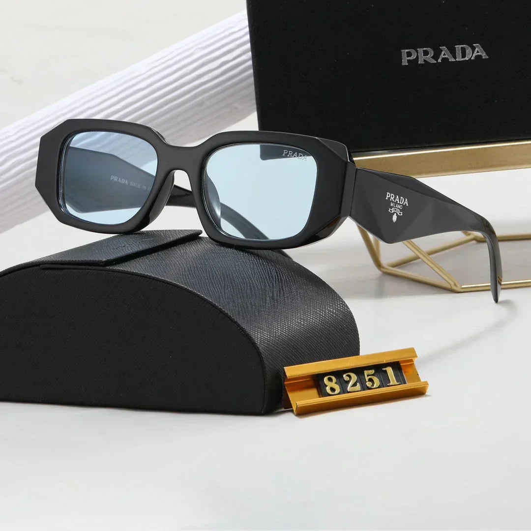 Polygonale retro unisex solbriller 8251