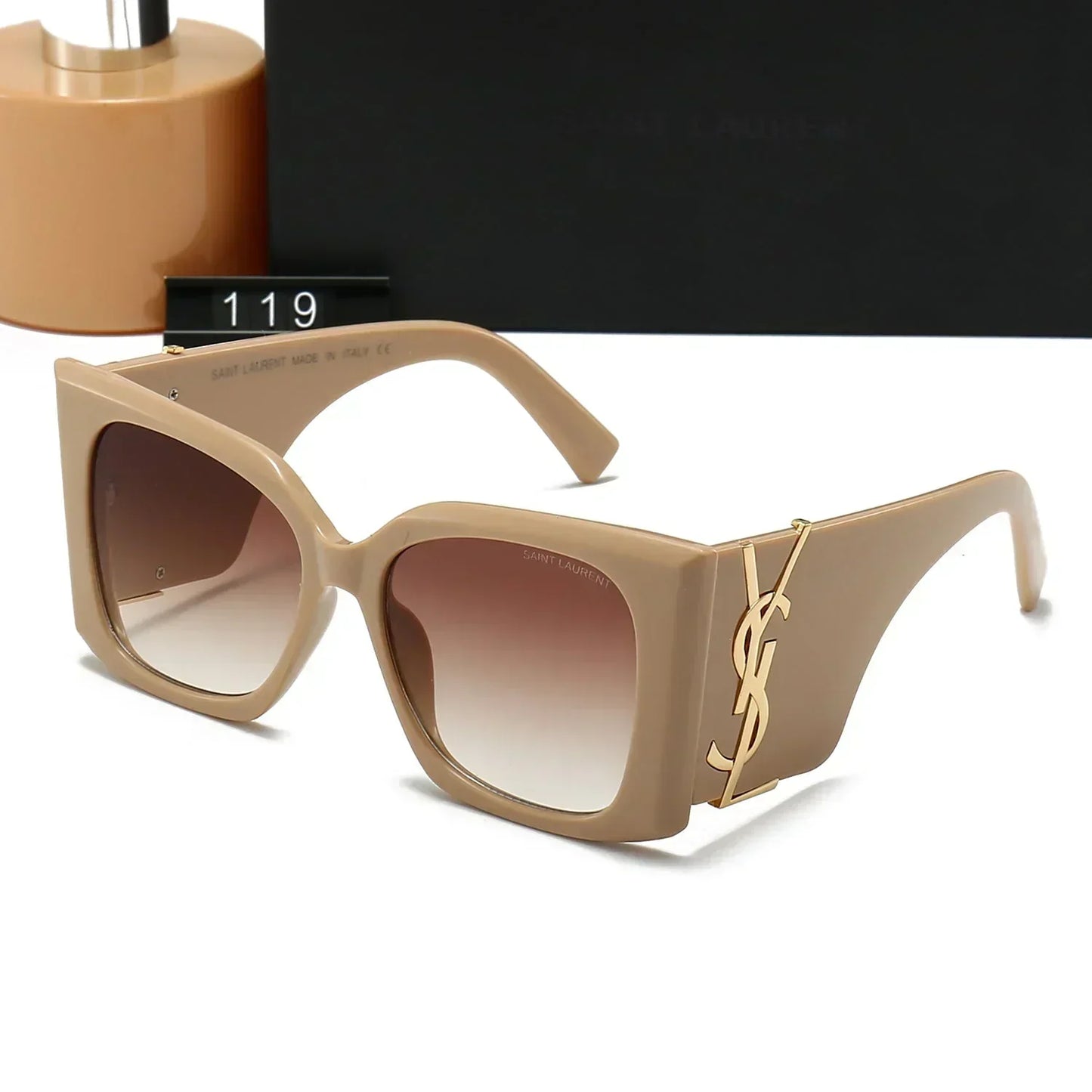 Lunettes de soleil de luxe à grande monture Y-01