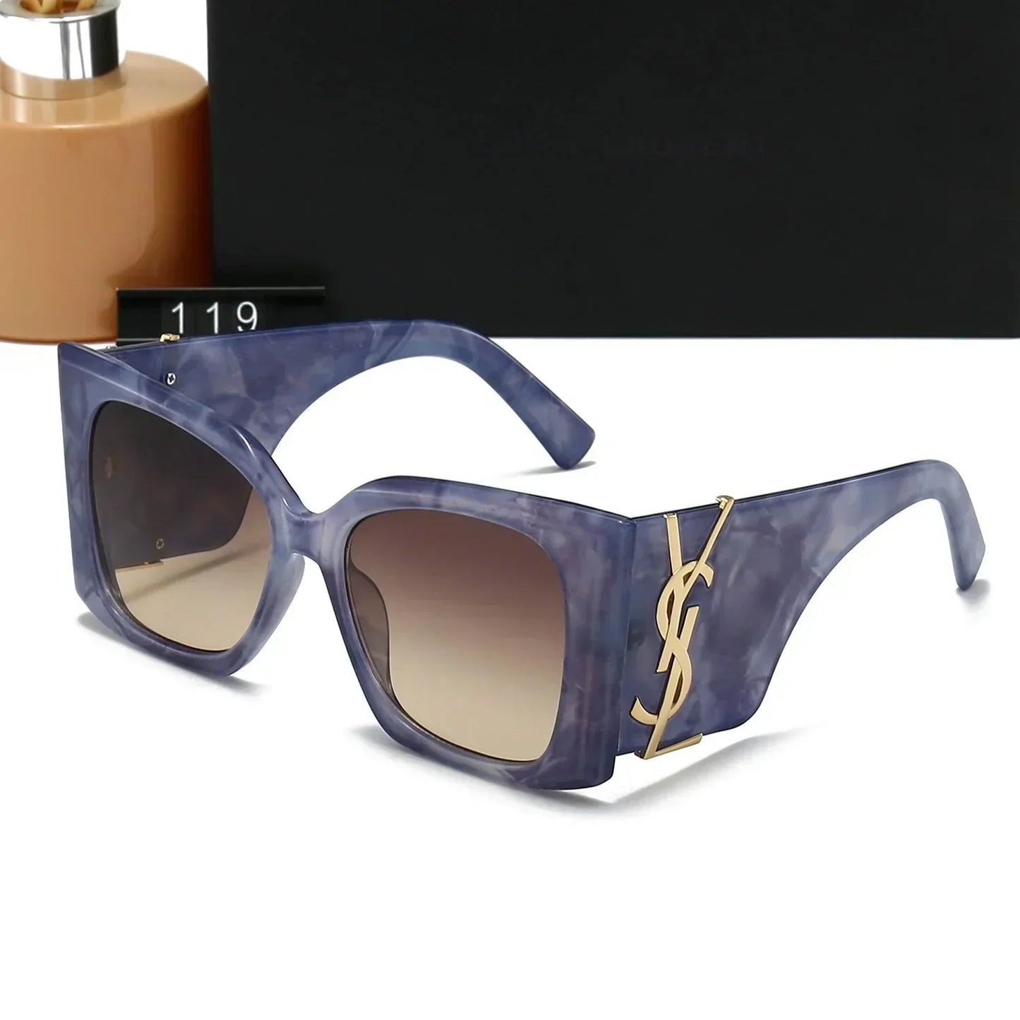 Lunettes de soleil de luxe à grande monture Y-01