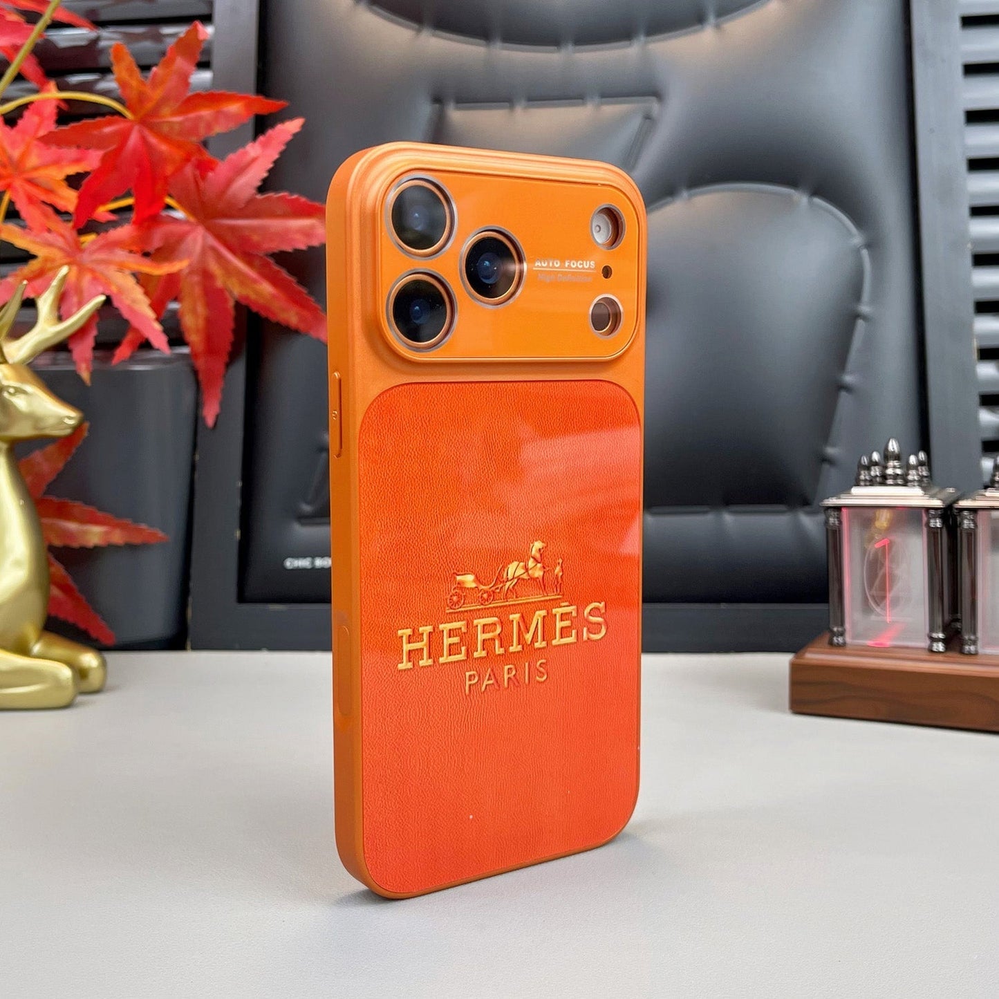Pouzdro na iPhone řady H Luxury Orange Series