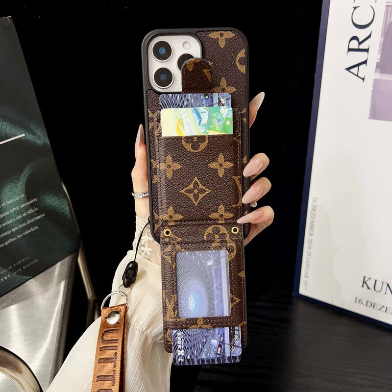 Luxusní klasické crossbody pouzdro na iPhone