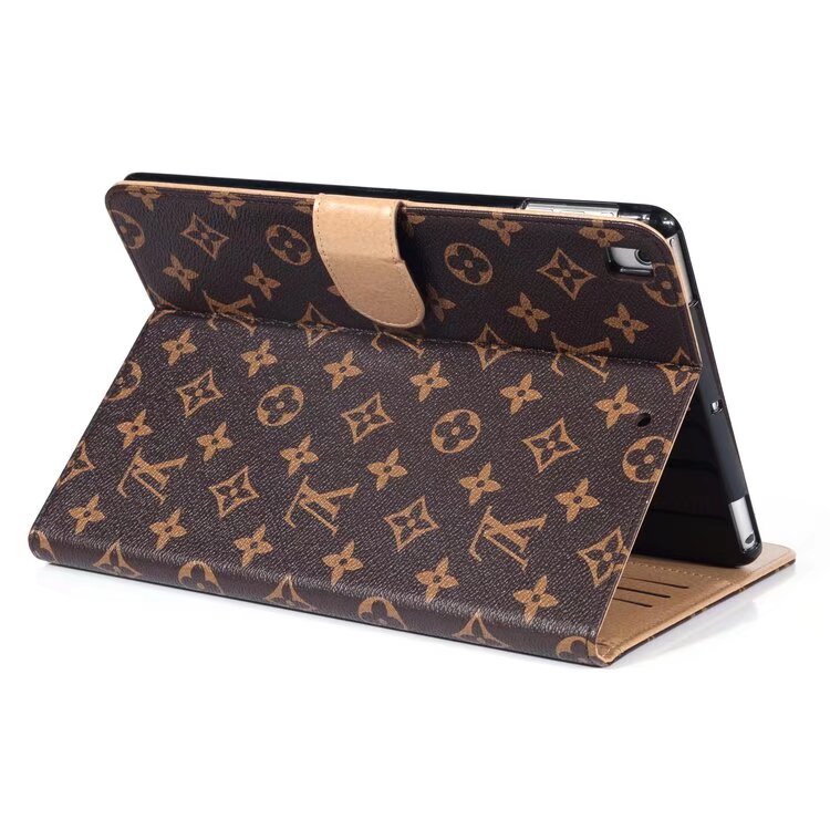 Luxusní pouzdro na iPad Canvas Monogram Kůže Fresh Summer Motiv vzor