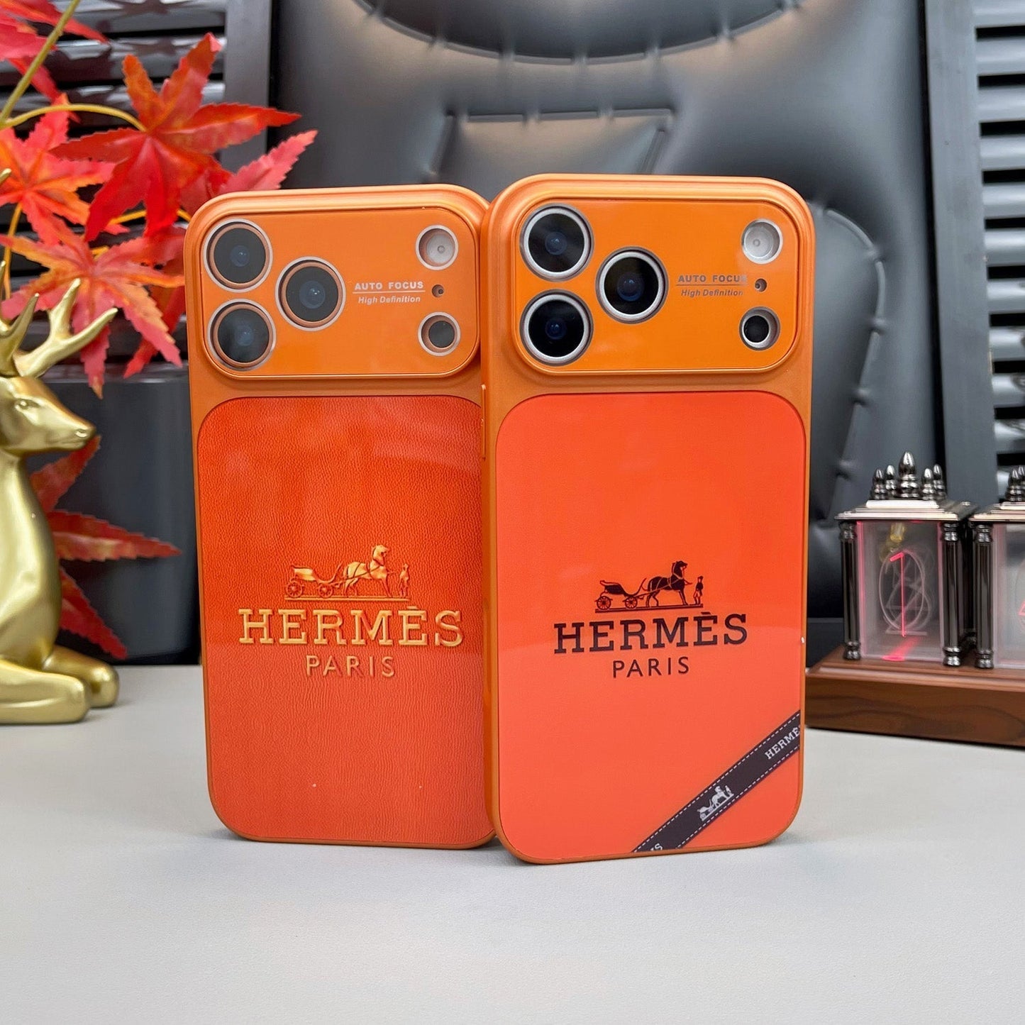Pouzdro na iPhone řady H Luxury Orange Series