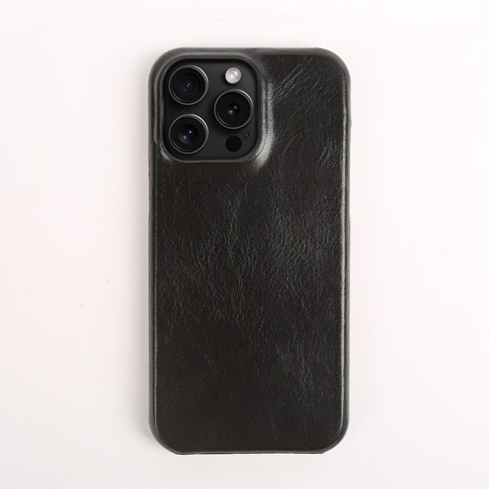 Natūralios odos iPhone dėklas