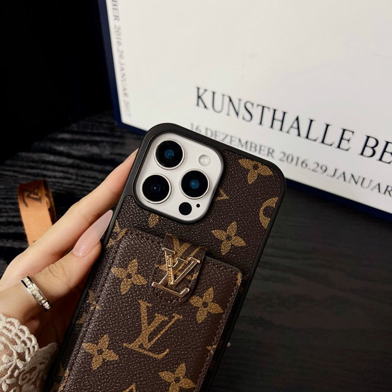 Luxusní klasické crossbody pouzdro na iPhone