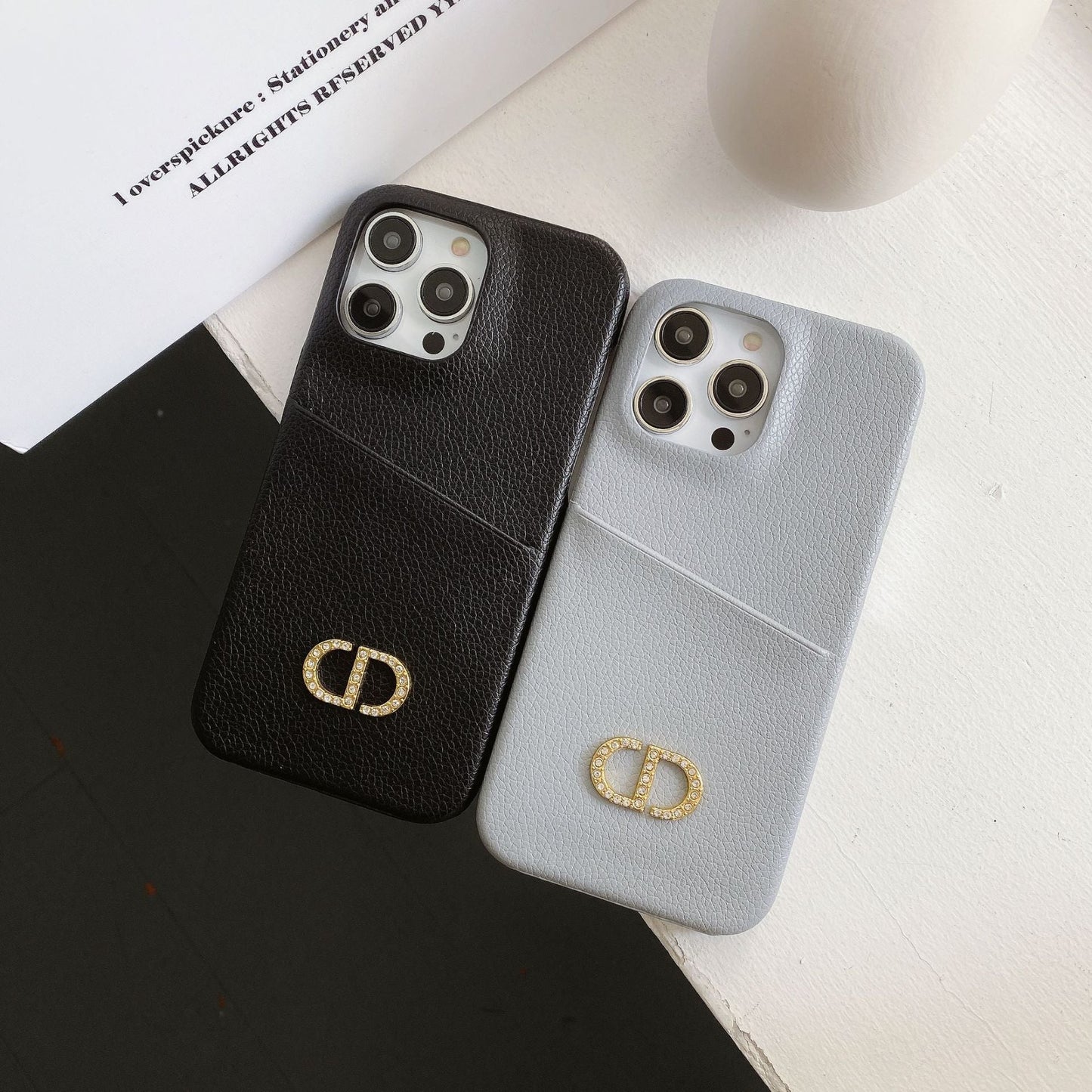 Custodia per iPhone in pelle alla moda