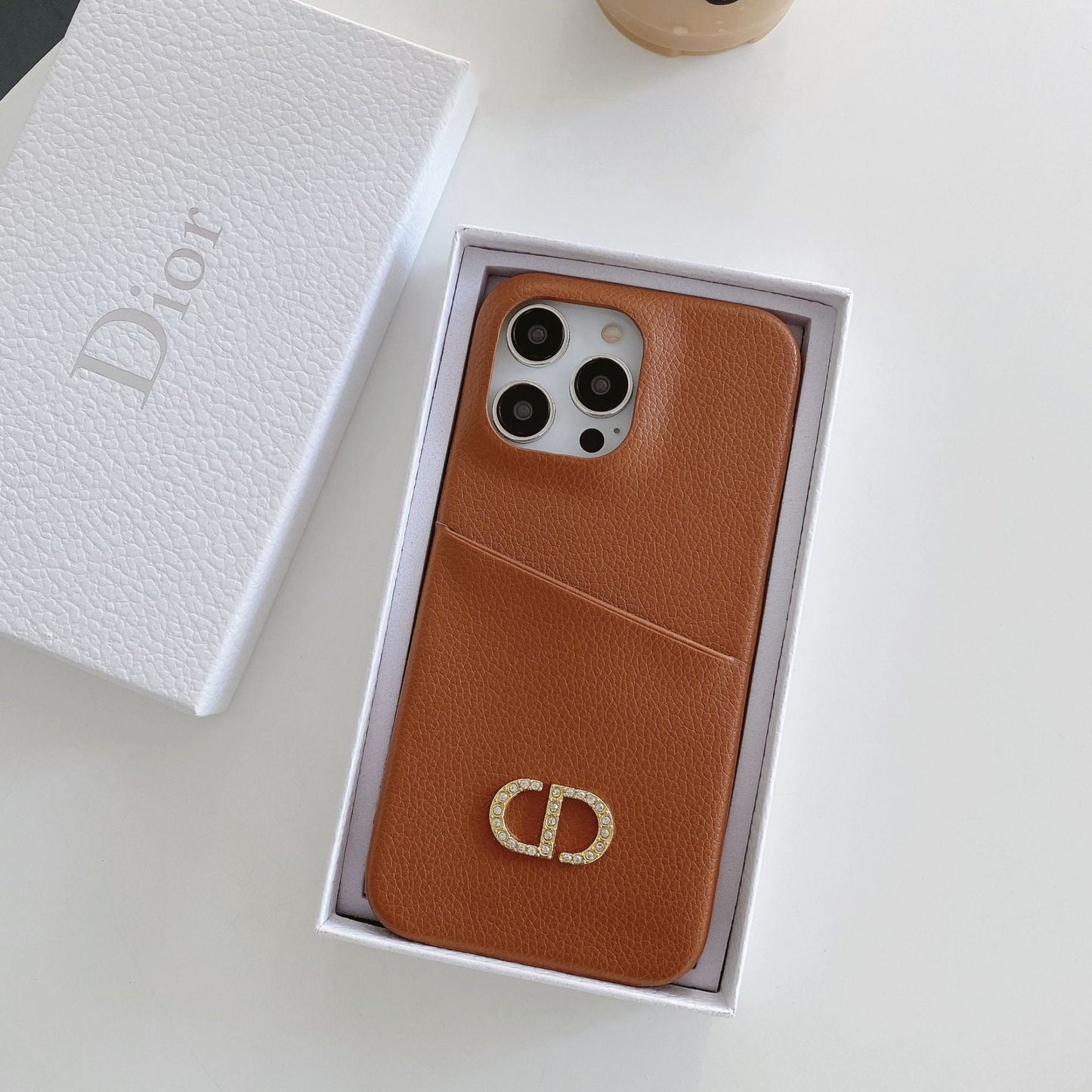 Custodia per iPhone in pelle alla moda