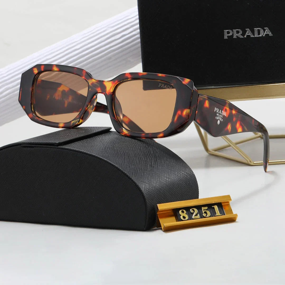 Polygonale retro unisex solbriller 8251