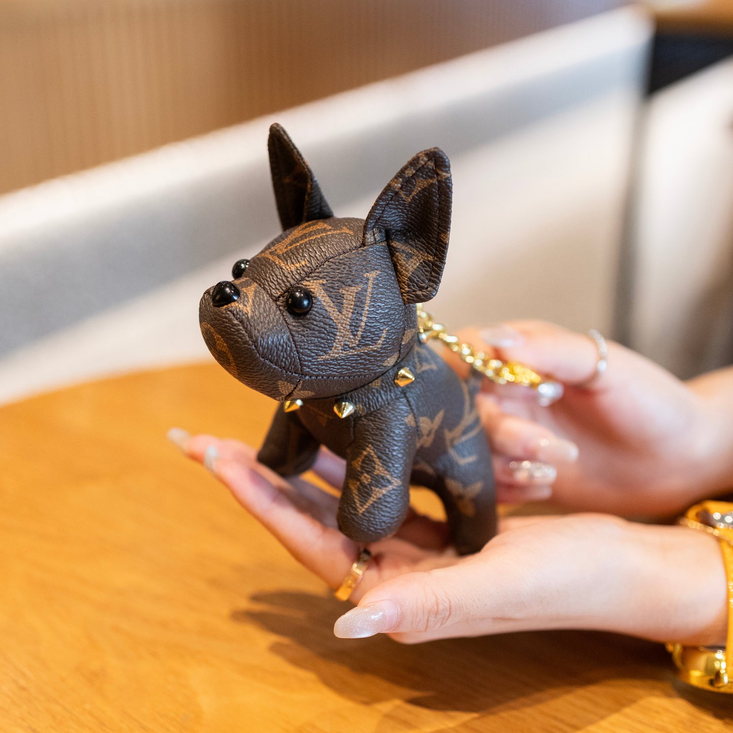 Luksus hvalpe nøglering