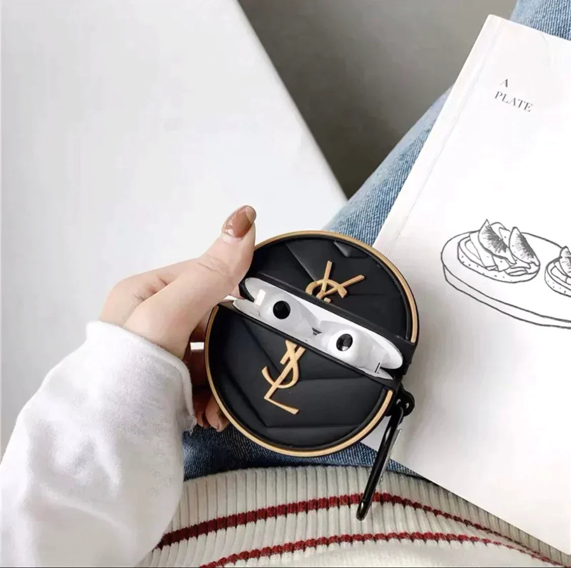 Eleganckie etui na słuchawki AirPods